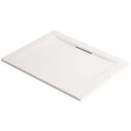 Mira Flight Level Rectangular Shower Tray White 1400mm x 800mm x 25mm