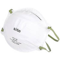 Site  Moulded Unvalved Mask P1 10 Pack