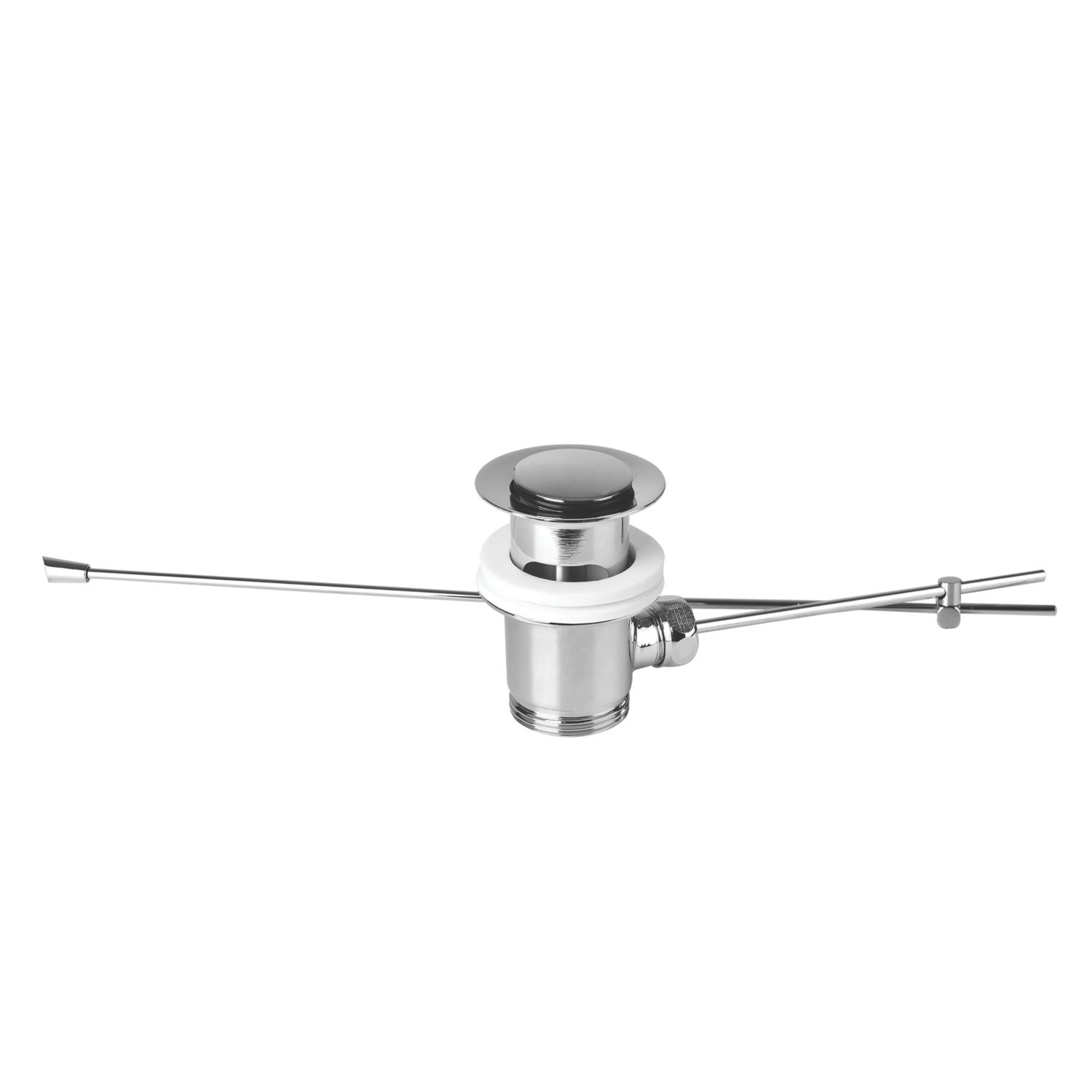 Flomasta Slotted Pop Up Basin Waste with Lever Chrome-Plated Brass 32mm (921JN)
