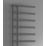 Reina 998mm x 500mm 1078BTU Gunmetal Flat Designer Towel Radiator