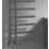 Reina 998mm x 500mm 1078BTU Gunmetal Flat Designer Towel Radiator