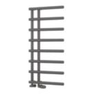 Reina 998mm x 500mm 1078BTU Gunmetal Flat Designer Towel Radiator