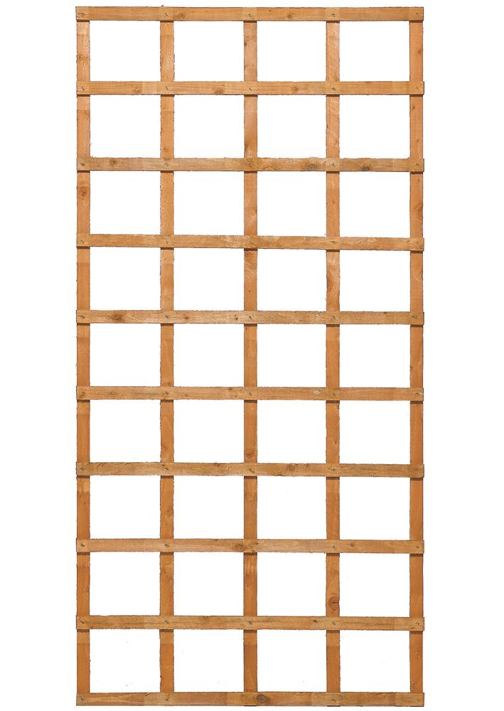 Rowlinson Softwood Rectangular Heavy Duty Trellis 3' x 6' 3 Pack Screwfix