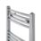 Flomasta 1000mm x 400mm 908BTU Chrome Curved  Towel Radiator