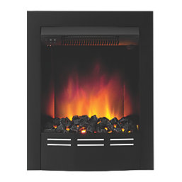 Be Modern Bromley Timber Electric Fireplace Oak Veneer 1210mm x 300mm x 1130mm
