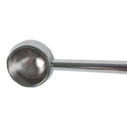 Essentials Rail End Brackets Polished Chrome 25mm 2 Pack