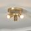Inlight Harvey Round 3-Light Spotlight Satin Brass
