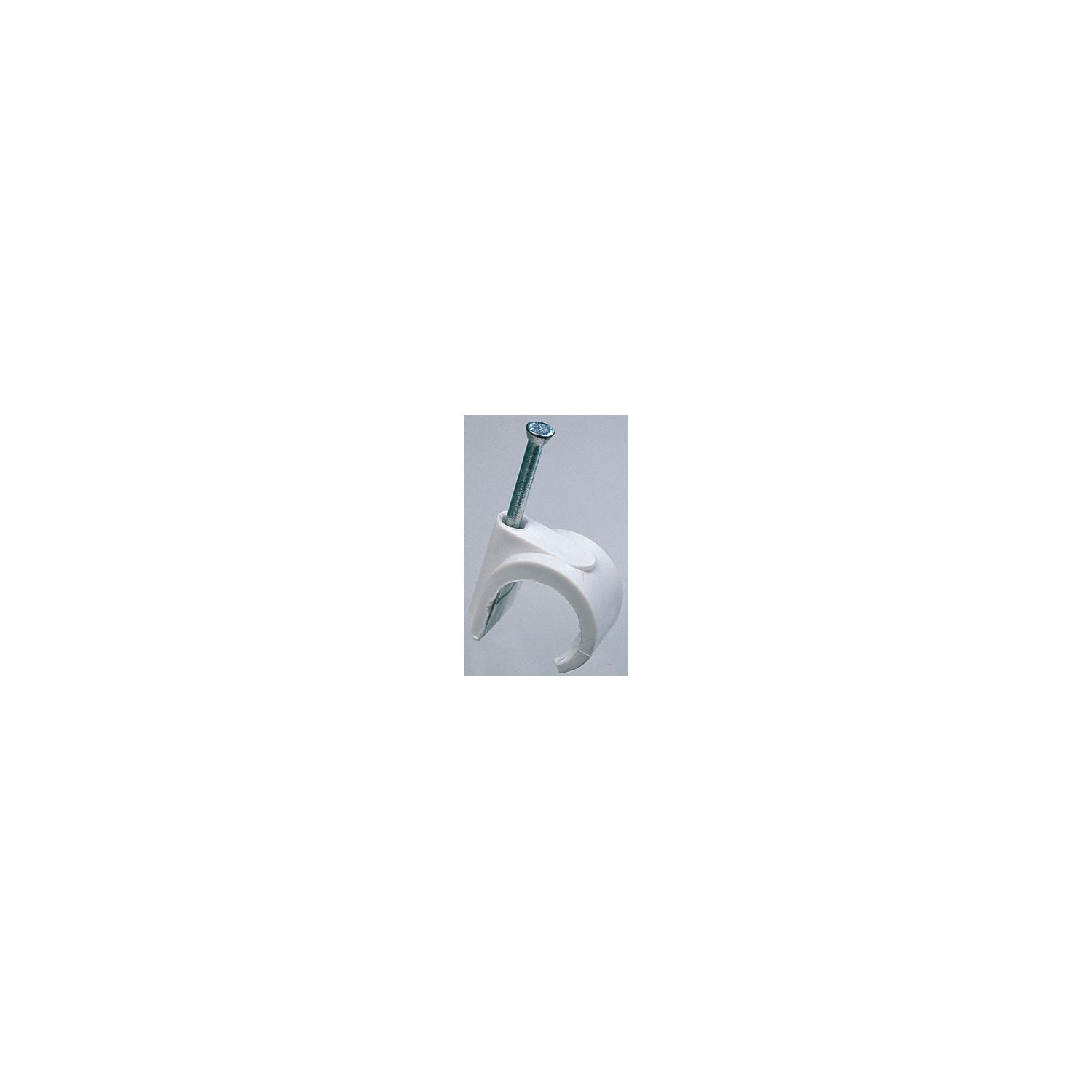 Talon 22mm Nail-In Clips White 100 Pack (92278)