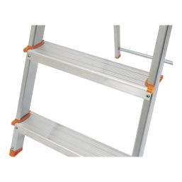 Magnusson Aluminium 1.46m 4 Step Swingback A Frame Step Ladder