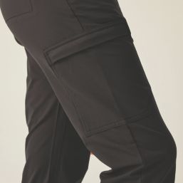 Regatta Pro Action Stretch Womens Trousers Black Size 10 29" L