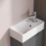 Memo Bathroom Vanity Unit with Basin Matt Dark Grey 397mm x 210mm x 860mm