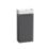 Memo Bathroom Vanity Unit with Basin Matt Dark Grey 397mm x 210mm x 860mm