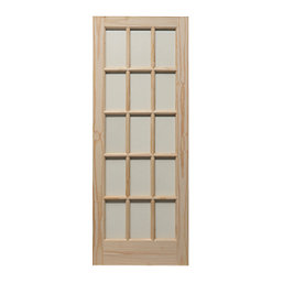 Knotty 15-Clear Light Unfinished Pine Wooden Traditional Internal Door 1981mm x 686mm