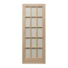 Knotty 15-Clear Light Unfinished Pine Wooden Traditional Internal Door 1981mm x 686mm