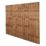 Forest Vertical Board Closeboard  Fence Panels Dark Brown 6' x 5' 6" Pack of 20