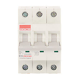 Contactum Defender 16A TP Type B 3-Phase MCB