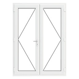 Crystal  White uPVC French Door Set 2090mm x 1490mm