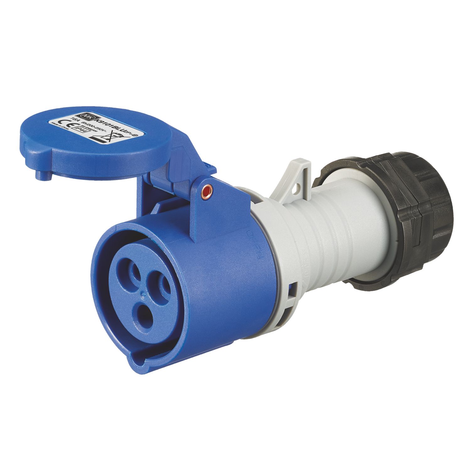 MK 16A 2P+E Connector 200-250V (922JR)