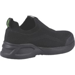 Amblers 609 Size 4 Womens Black Slip-On  Steel Toe Cap Safety Trainers