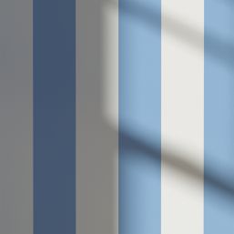 LickPro Blue Painted Stripe 02 Wallpaper Roll 52cm x 10m