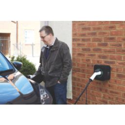 Deta.e  1 Port 7.4kW  Mode 3 Type 2 Socket Electric Vehicle Charger Black