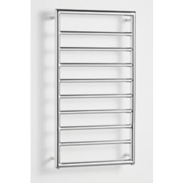 Towelrads 900mm x 500mm 771BTU Chrome Flat Designer Towel Radiator