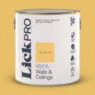 LickPro  2.5Ltr Yellow 03 Vinyl Matt Emulsion  Paint