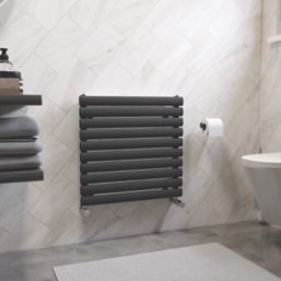 Ximax Fortuna 584mm x 600mm 1266BTU Anthracite Horizontal Designer Radiator