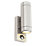Barracuda Outdoor Up & Down Wall Light With PIR Sensor Brushed Stainless Steel