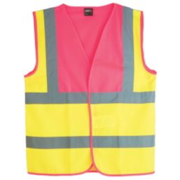 Pro RTX High Visibilty  Waistcoat Yellow / Pink Large 44" Chest