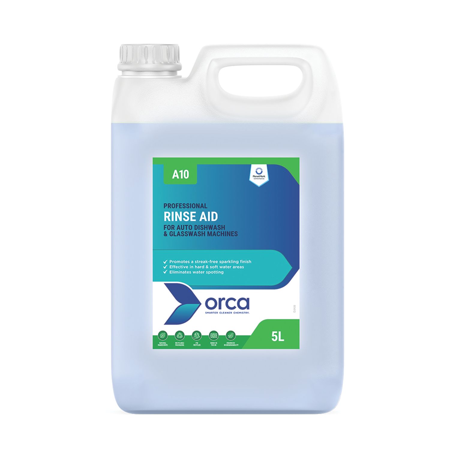 Orca A10 Dishwasher Rinse Aid 5Ltr (923CH)