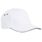 Beechfield 5 Panel Cap White / Navy