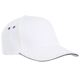 Beechfield 5 Panel Cap White / Navy