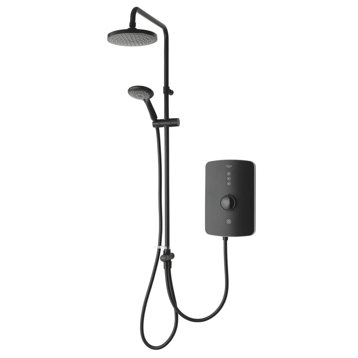 Triton Amala DuElec Black 9.5kW Electric Shower with Diverter (923JF)