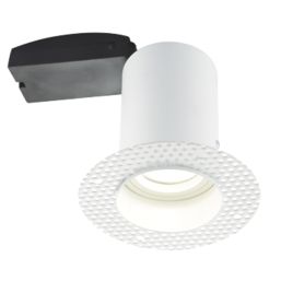 LAP Eclipse Fixed  Fire Rated Plaster-In Downlight White