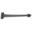 Hardware Solutions Antique Black Straight Heavy Duty Iron Hinges 110mm x 450mm x 45mm