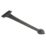 Hardware Solutions Antique Black Straight Heavy Duty Iron Hinges 110mm x 450mm x 45mm