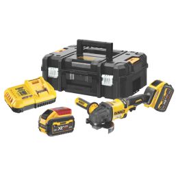 DEWALT DCG418X2-GB 54V 2 x 9.0Ah Li-Ion XR FlexVolt 5" Brushless Cordless Angle Grinder