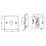 Knightsbridge  1-Gang 2-Way LED Intelligent Dimmer Switch  Pearl