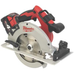 Refurb Milwaukee M18 BLCS66-401B 190mm 18V 1 x 4.0Ah Li-Ion RedLithium Brushless Cordless Circular Saw