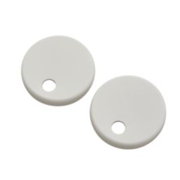Highlife Bathrooms  WC Seat Hinge Cover Caps  2 Pack