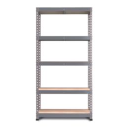 RB Boss Fastlok UDL/GALV 5-Tier Metal Garage Shelving Unit 900mm x 450mm x 1800mm