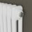Azur 1800mm x 380mm 3607BTU White Vertical 2 Column Radiator