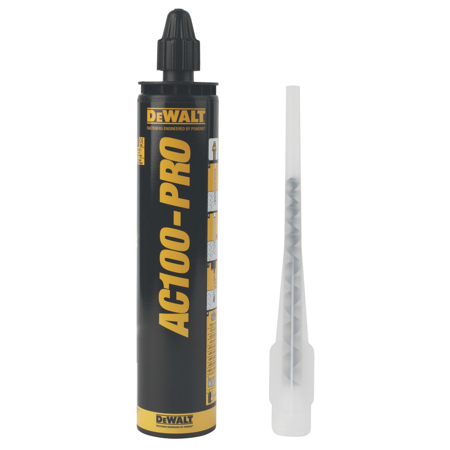 DeWalt AC100-PRO Styrene-Free Vinylester Resin 300ml (9240F)