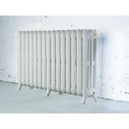 Arroll 760mm x 1234mm 7370BTU White Cast Iron 3 Column Radiator