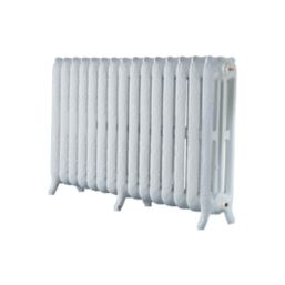 Arroll 760mm x 1234mm 7370BTU White Cast Iron 3 Column Radiator