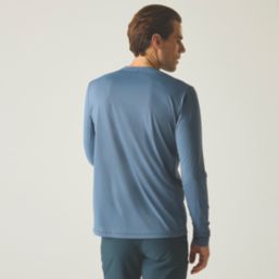 Regatta Mindo Anti-Insect Long Sleeve T-Shirt China Blue Small 39.3" Chest