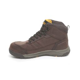 DEWALT Pasco Size 7  Brown  Steel Toe Cap Safety Boots