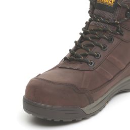 DEWALT Pasco Size 7  Brown  Steel Toe Cap Safety Boots