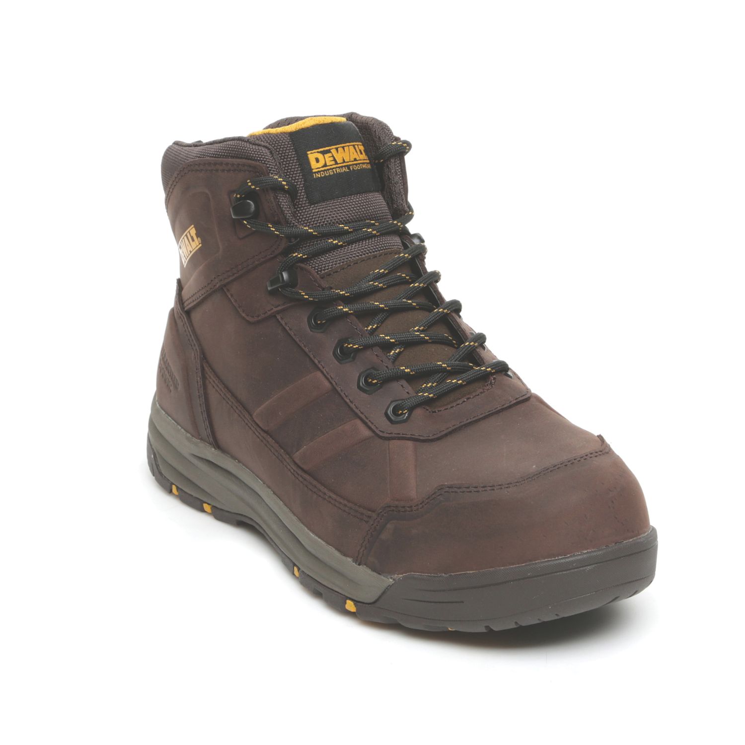 DEWALT Pasco Size 7 Brown Steel Toe Cap Safety Boots (924FN)